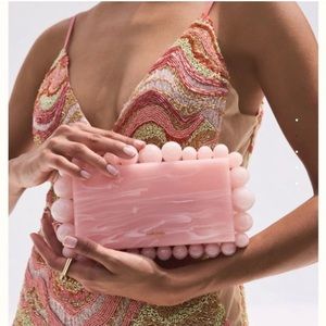 Cult Gaia Eos Bauble Acrylic Box Clutch